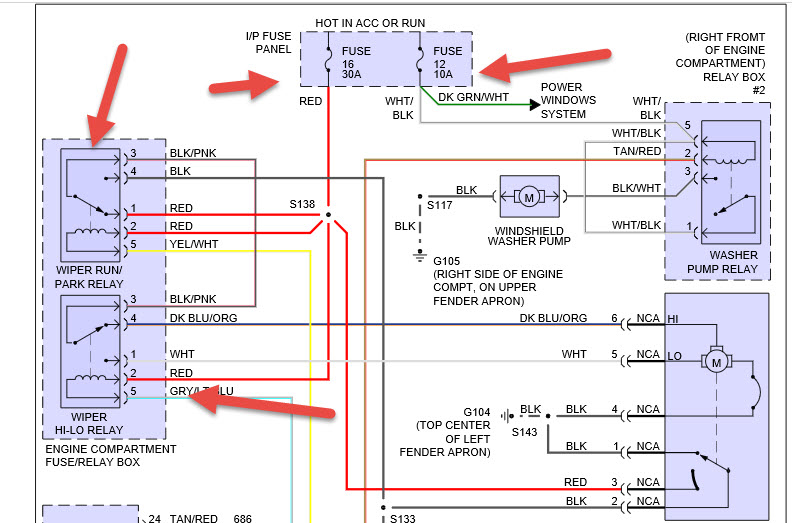 Wiper Relays Hello, I Just Bought This Truck, and the Wipers Have...