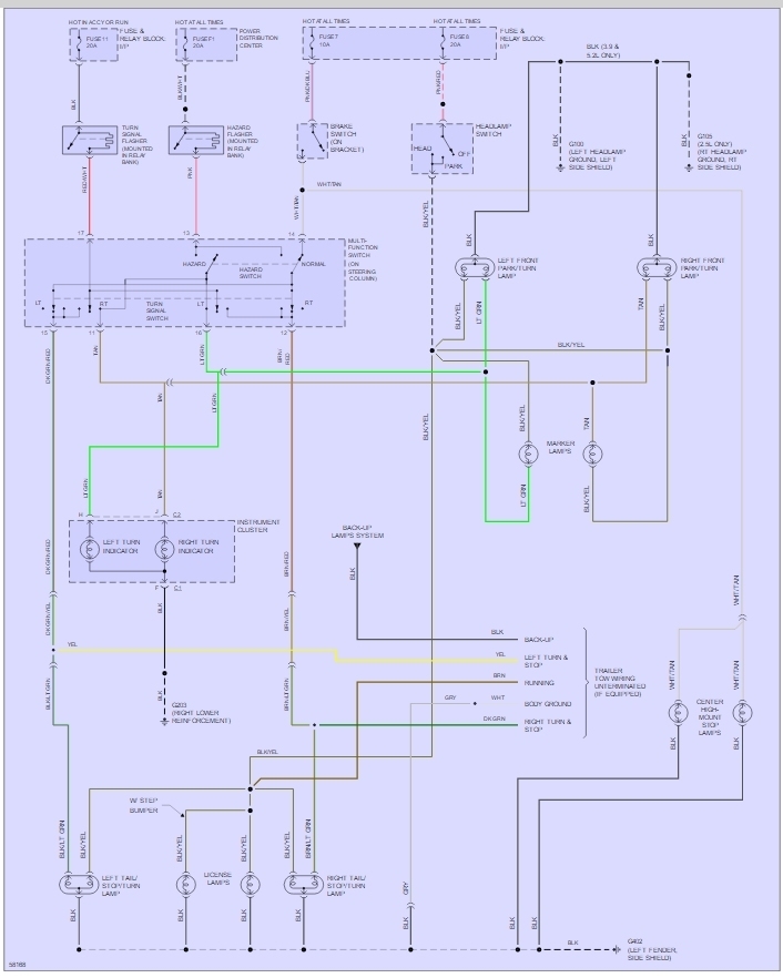 Front and Back Running Lights Not Working
