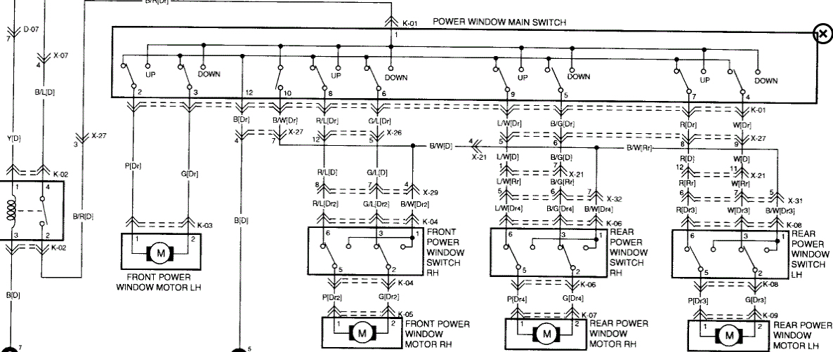Rear Window Switch Not Working I Cannot Operate the Right Hand