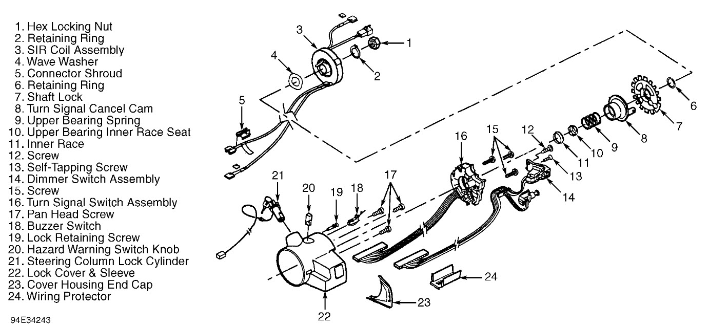Turn Signal Turn Signal Lever Works Signals if Only Pushed Part