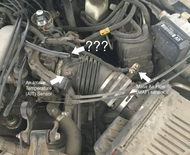 What Is This PCV-looking Hose That Is on the Air Intake Duct