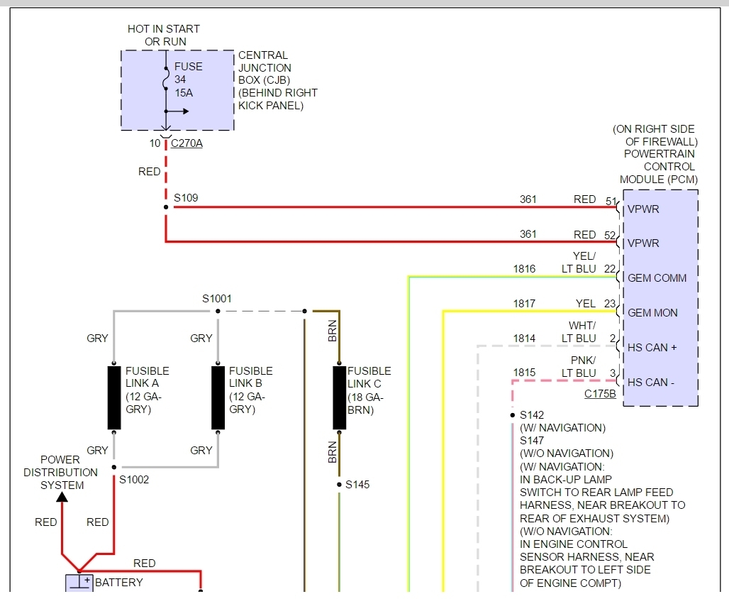 2005 Lincoln L Wiring Diagram