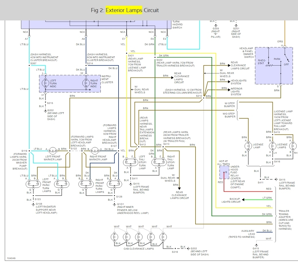 1995 Chevy Silverado Brake Light Wiring Diagram - Wiring Diagram