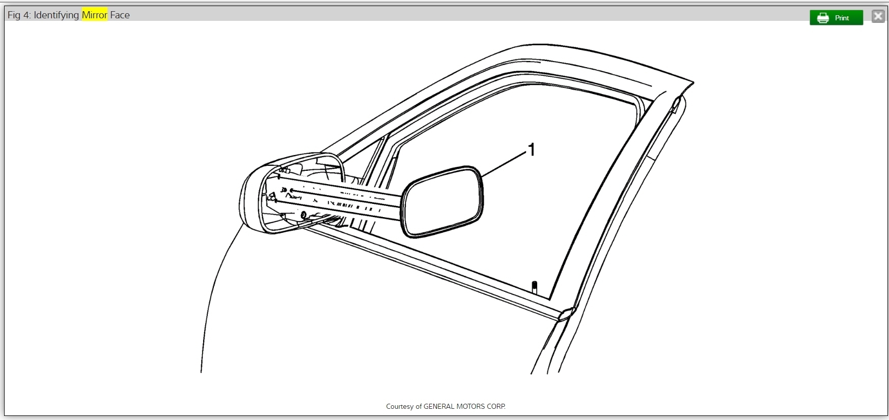 2007 Chevy Impala SIDE VIEW MIRROR I NEED INSTRUCTION ON HOW TO