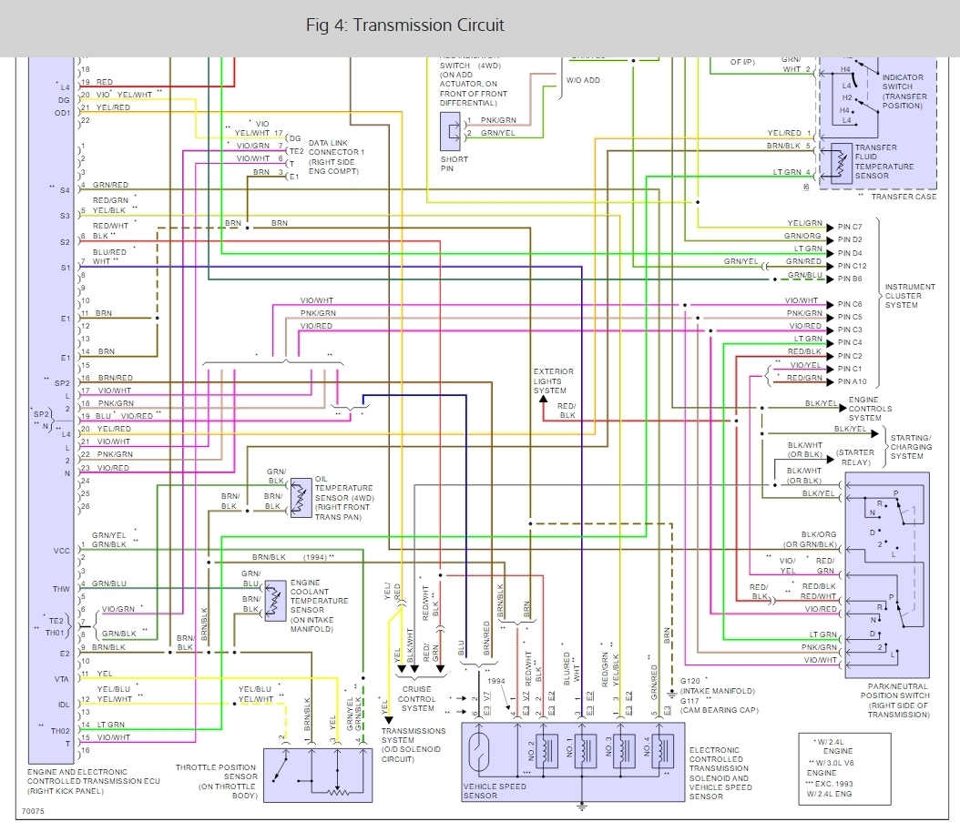 1993 Toyota Pickup Wiring Diagram