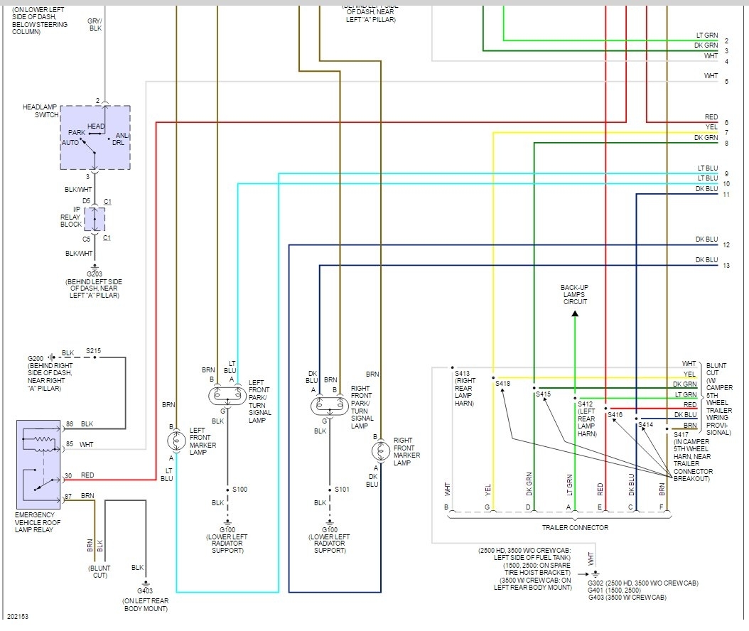 Wiring Diagram For 1989 Chevy Silverado 1500 1989 Chevrolet Silverado K1500 Tail Light Wiring Diagram Pictures | Wiring Collection