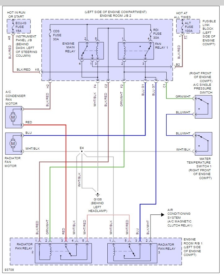 2000 Toyota Camry Radiator Fan: My Radiator Fan Quit ... 2000 malibu cooling fan wiring diagrams 