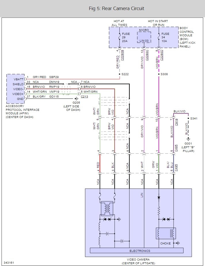 Backup Camera Wiring Diagram - 8