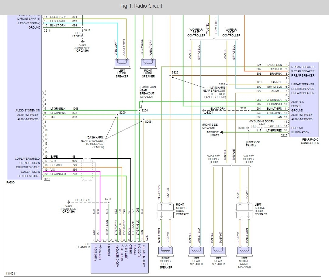 2003 Ford Windstar Radio Wiring Diagram - Ford Windstar Radio Wiring