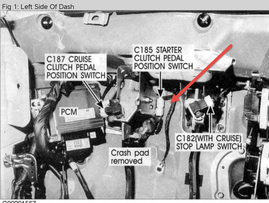 Clutch Ignition Switch When I Press the Clutch It Will Not Start...