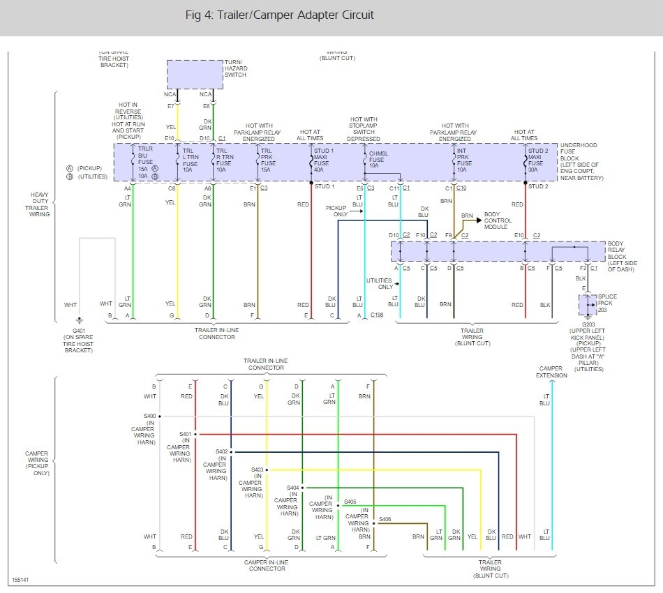 Silverado Trailer Wiring Diagram from www.2carpros.com