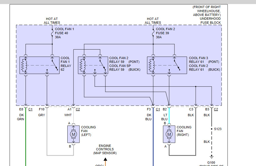 Cooling Fans Not Working Correctly: Cooling Fans on My Wife&#... Buick Regal Wiring-Diagram 2CarPros