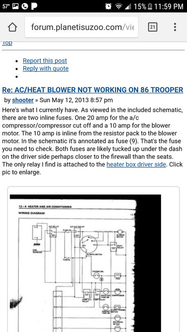 Heater Control: I Am Trying to Fix the Heater on My Vehicle. I