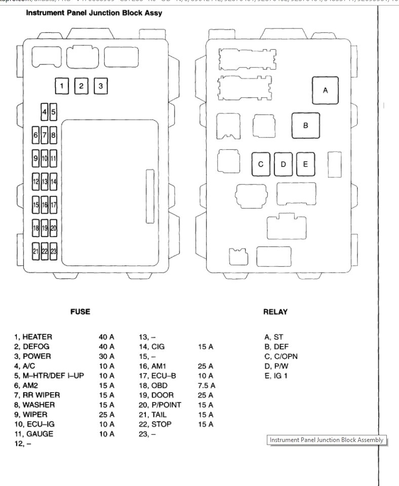 Toyota Matrix Wiring Diagram