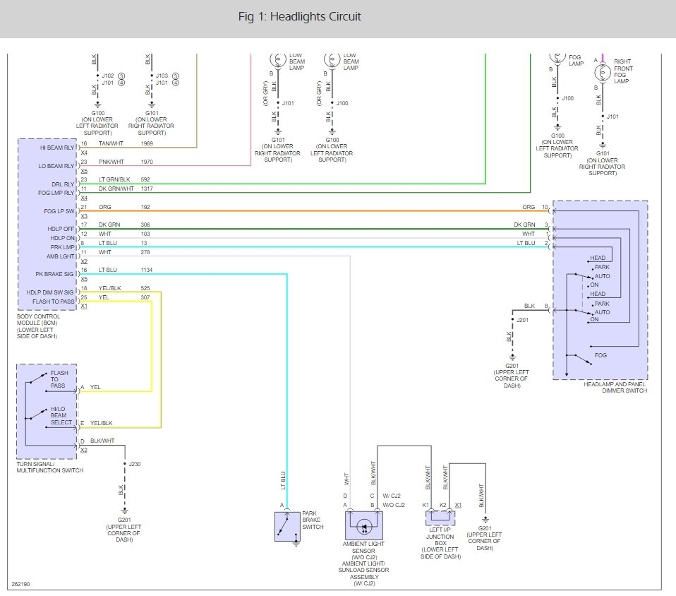 2015 Chevy Silverado Headlight Wiring Diagram from www.2carpros.com