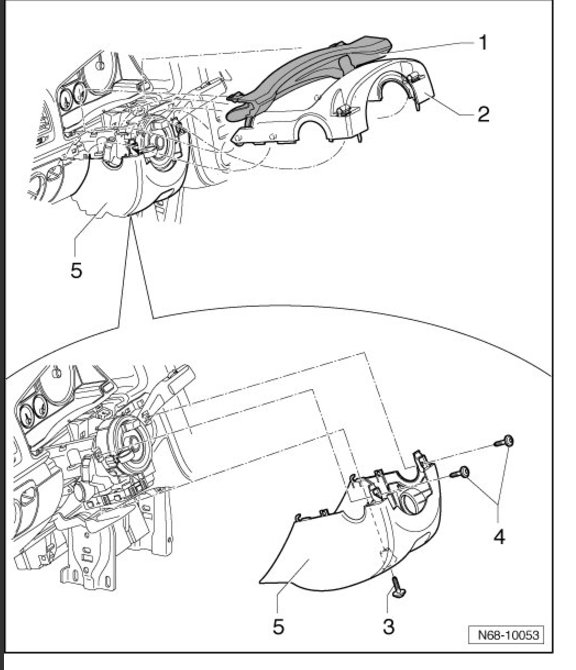 Replace Ignition Switch 2007 Volkswagen Jetta