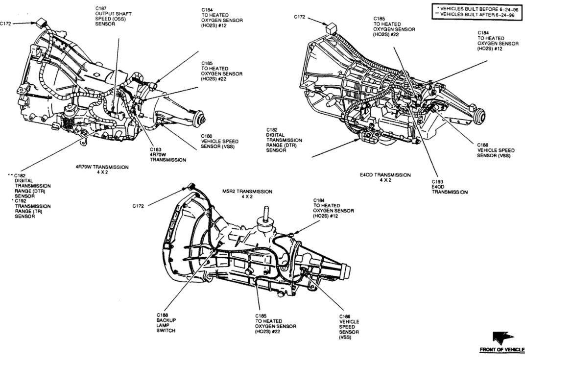 4x2 truck transmission diagram where you can find the f150 speed sensor
