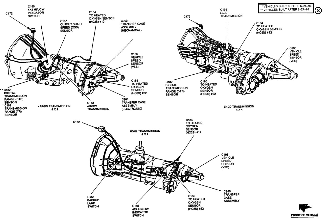4x4 truck transmission diagram where you can find the f150 speed sensor