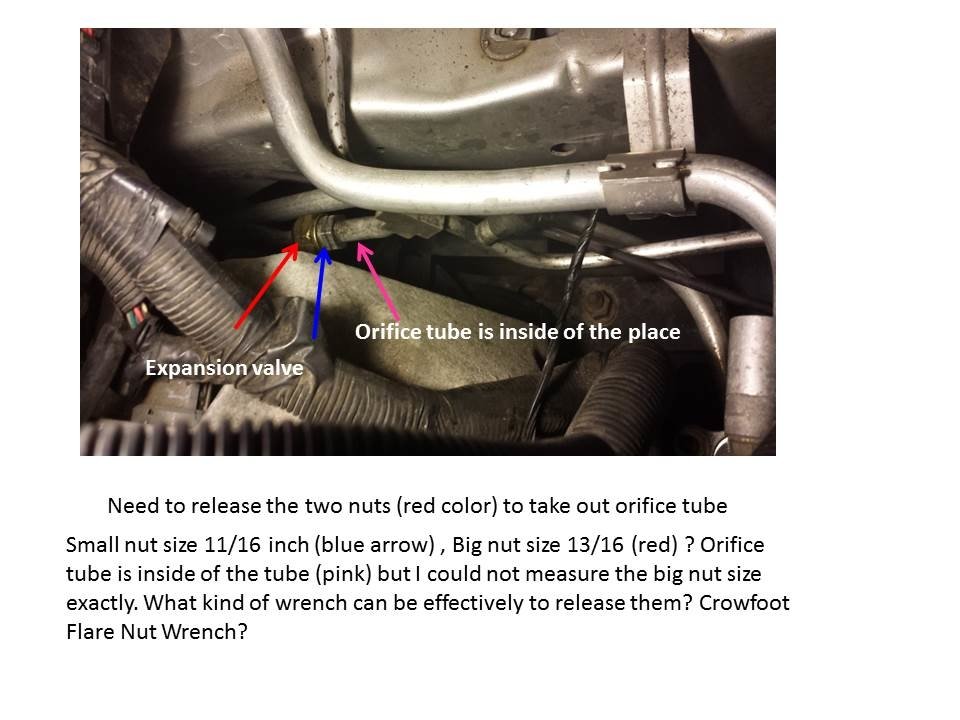 How to Replace Orifice Tube I Want to Replace Orifice Tube, but