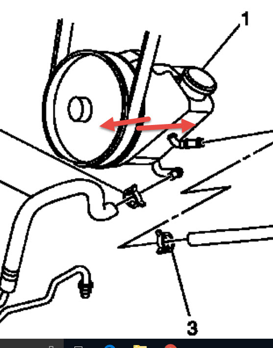 Power Steering Pulley Out of Alignment a Few Weeks Ago, the