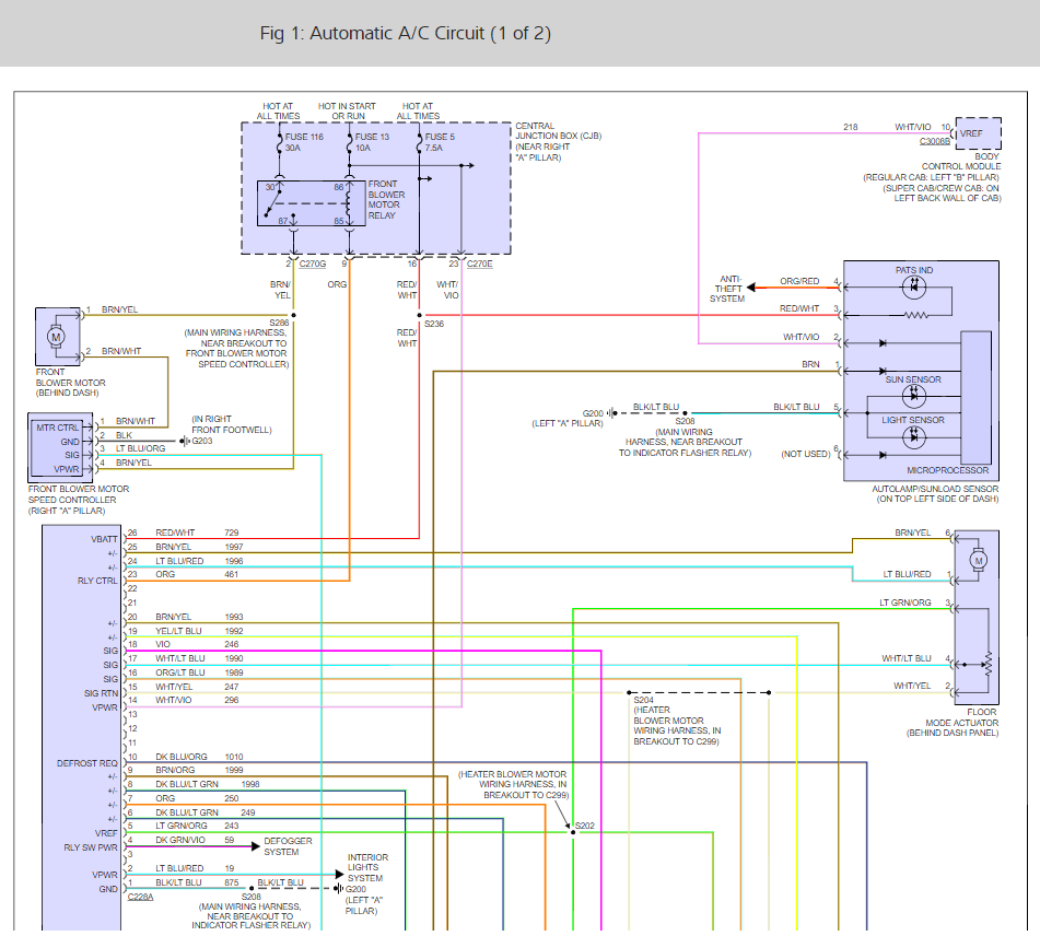 Ford F350 Wiring Diagram from www.2carpros.com