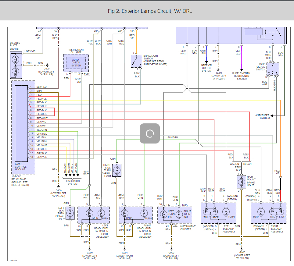 Turn Signal Flasher? Electrical Problem 6 Cyl All Wheel Drive