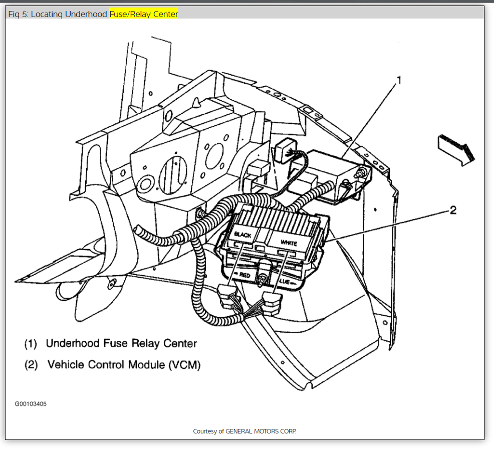 No Power At Fuel Pump Relay Electrical Problem V8 Two