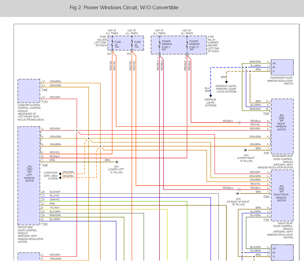 Audi A4 B6 Wiring Diagram from www.2carpros.com