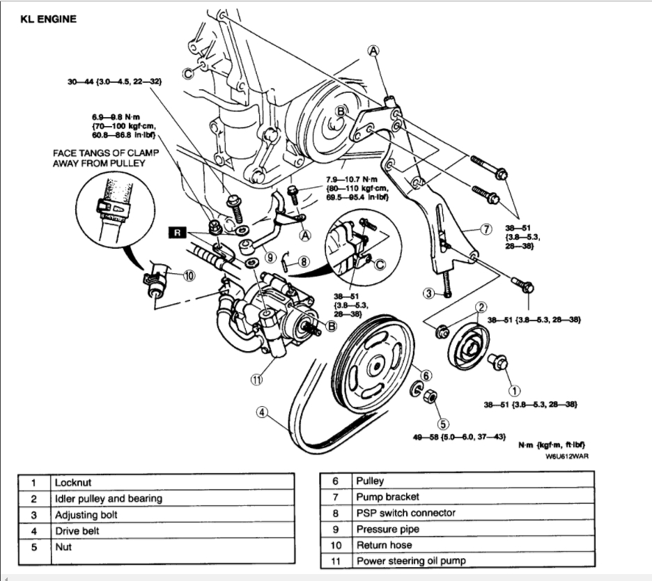 Power Steering Pulley Cannot Get Pulley Off Tension Adjuster Is