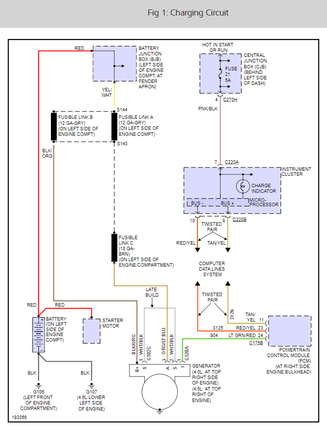 Ford Explorer Engine Diagram Alternator - Wiring Diagram