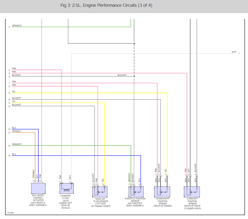 Cam Sensor Wiring Diagram