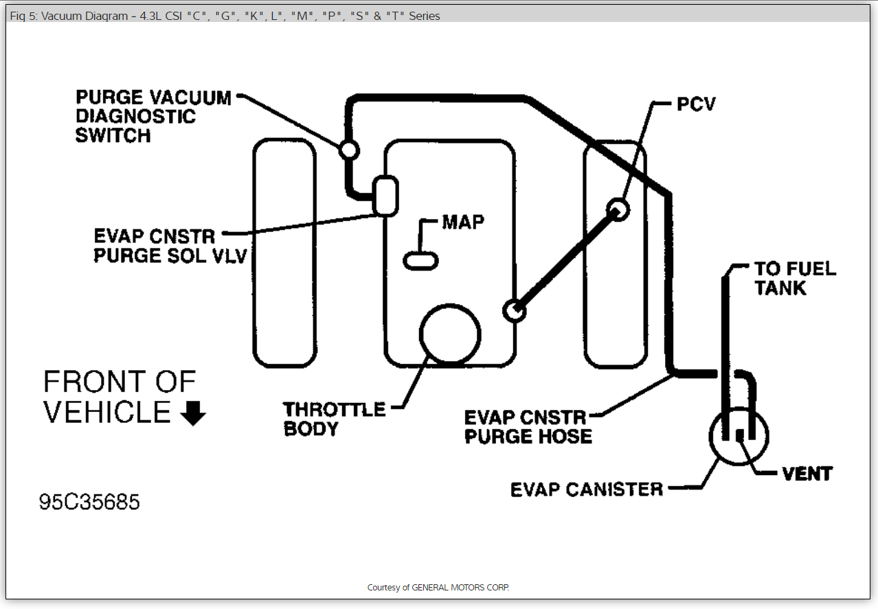 Vacuum Hose Routing Diagram  I Need To Replace Crummbling