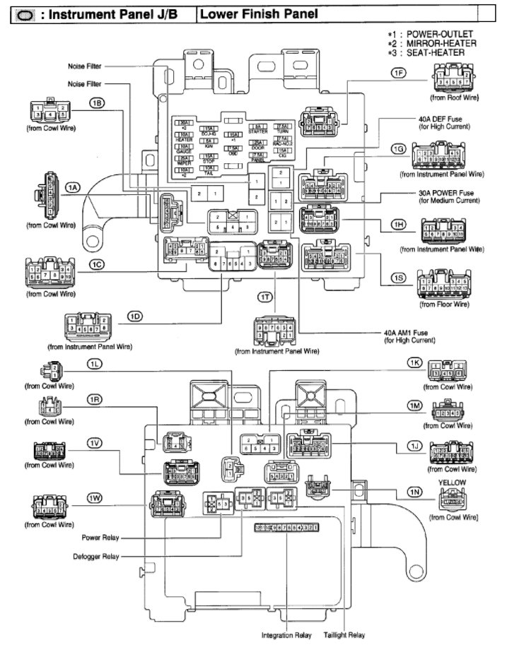 1989 Toyota Camry Tail Lights Wiring Diagram