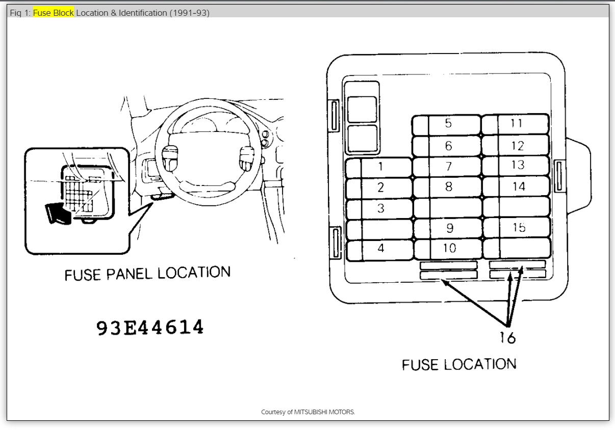 3000Gt Ignition Switch Wiring Diagram from www.2carpros.com