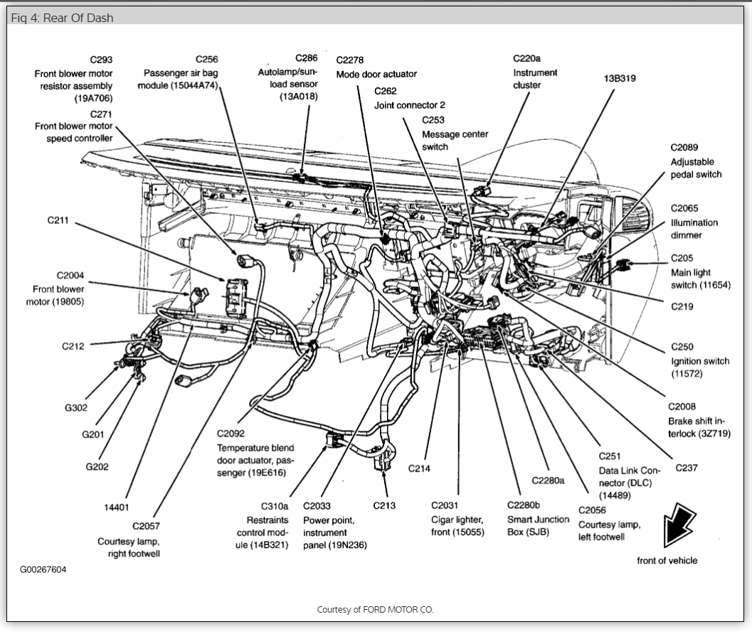 Ford Freestar Radio Wiring Diagram