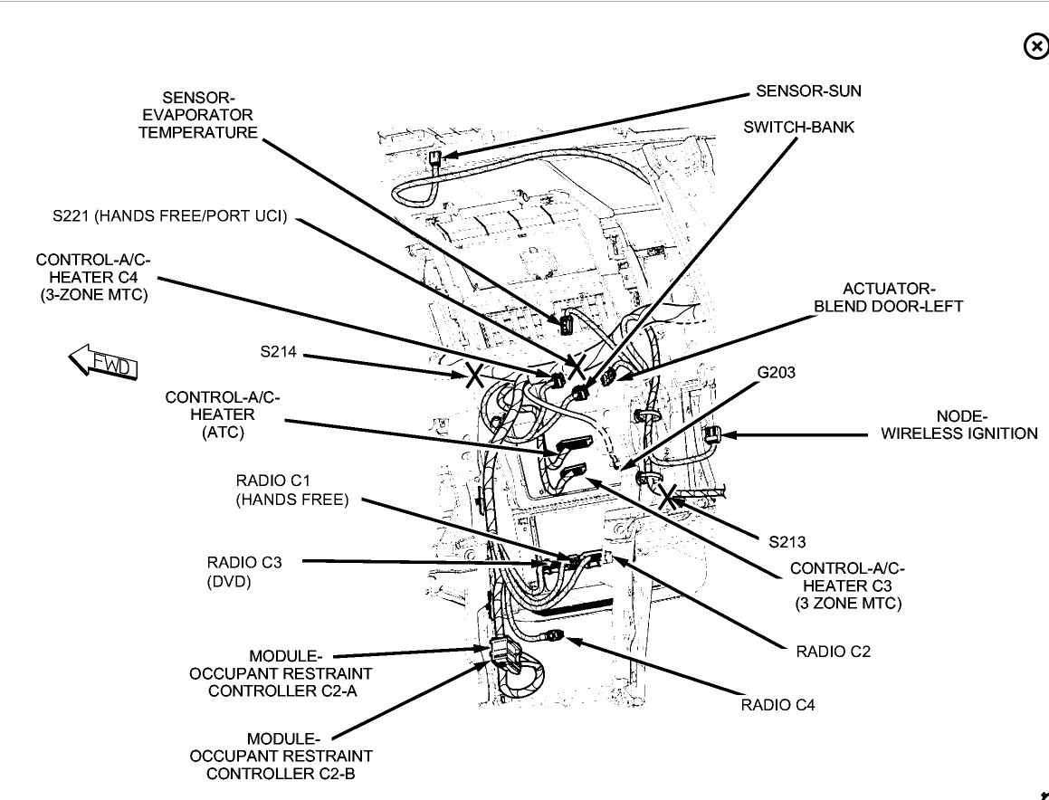 2009 dodge journey heater core hose