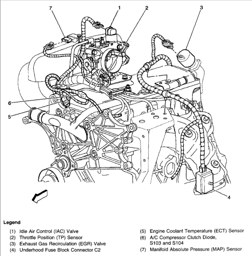 EGR Valve Location Engine Performance Problem 6 Cyl Four..., Page 2