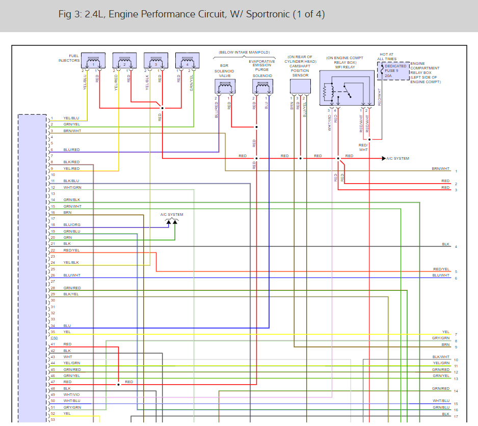 2001 Mitsubishi Eclipse Wiring Diagram