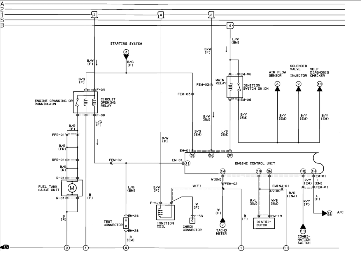 Mazda B2600 Ignition Wiring Diagram - Gallery 4K