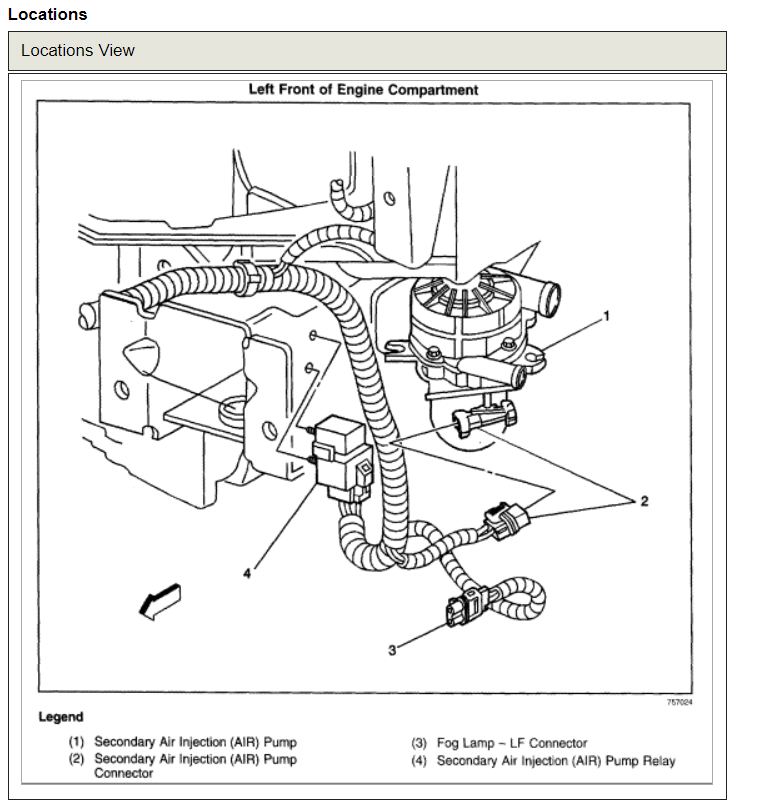 31 2001 Chevy S10 Secondary Air Injection System Diagram - Wiring