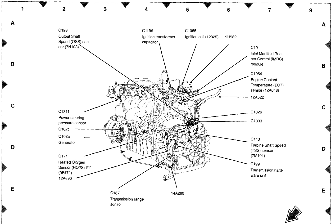 6.4 hemi coolant temp sensor location