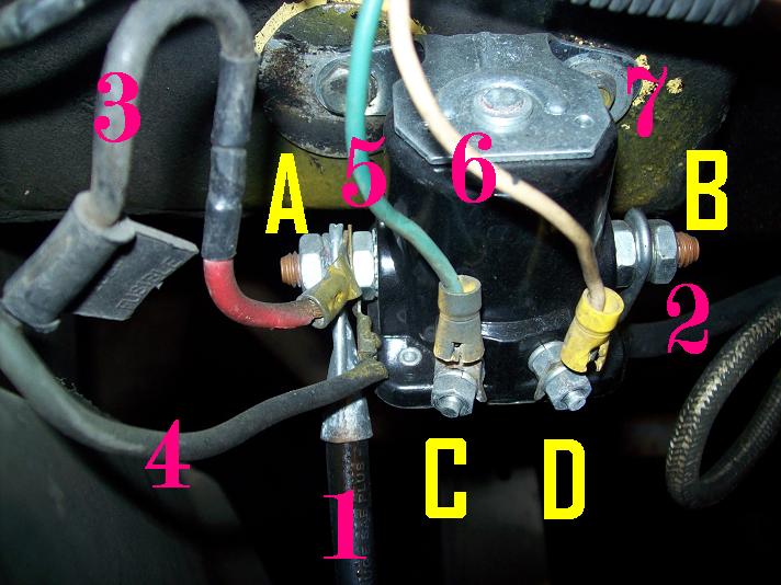 how to hook up a ford starter solenoid