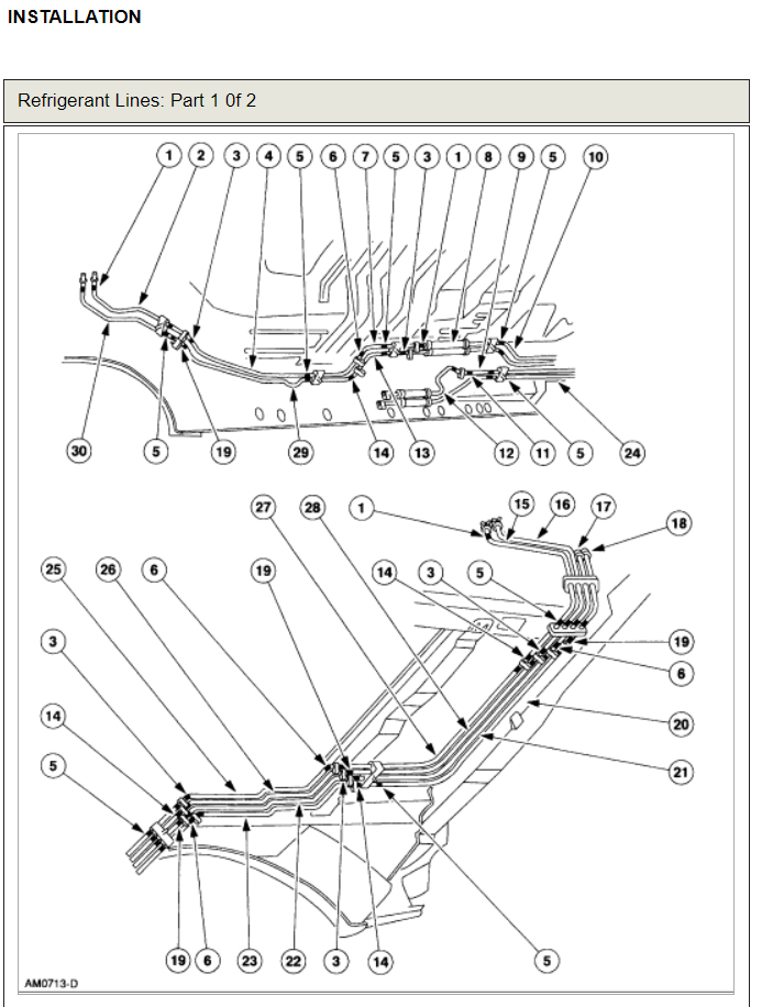 2002 ford excursion heater hose diagram