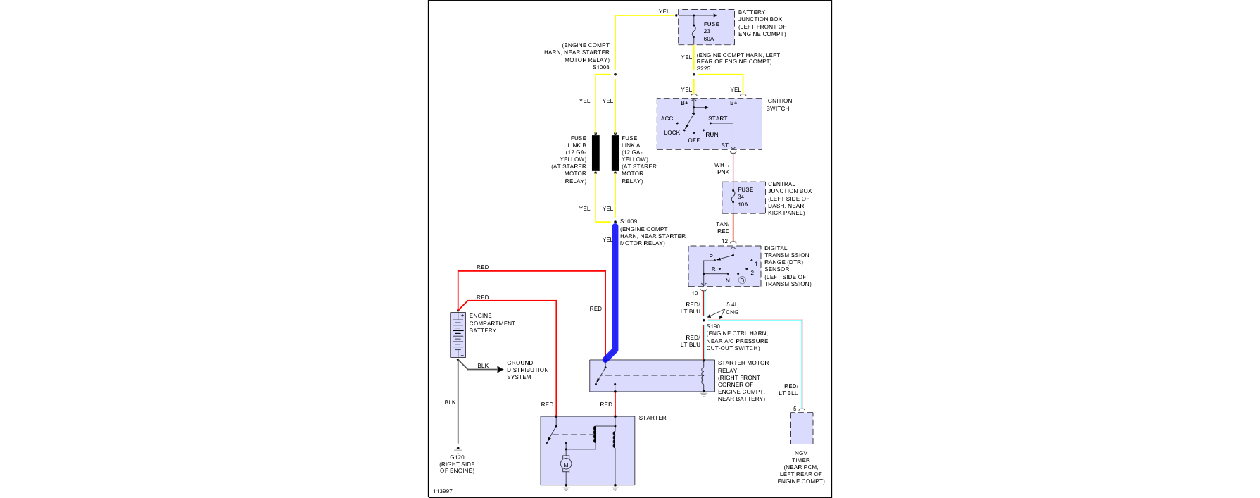 Starter Wiring Diagrams: I Need to Know the Wiring Colors to the