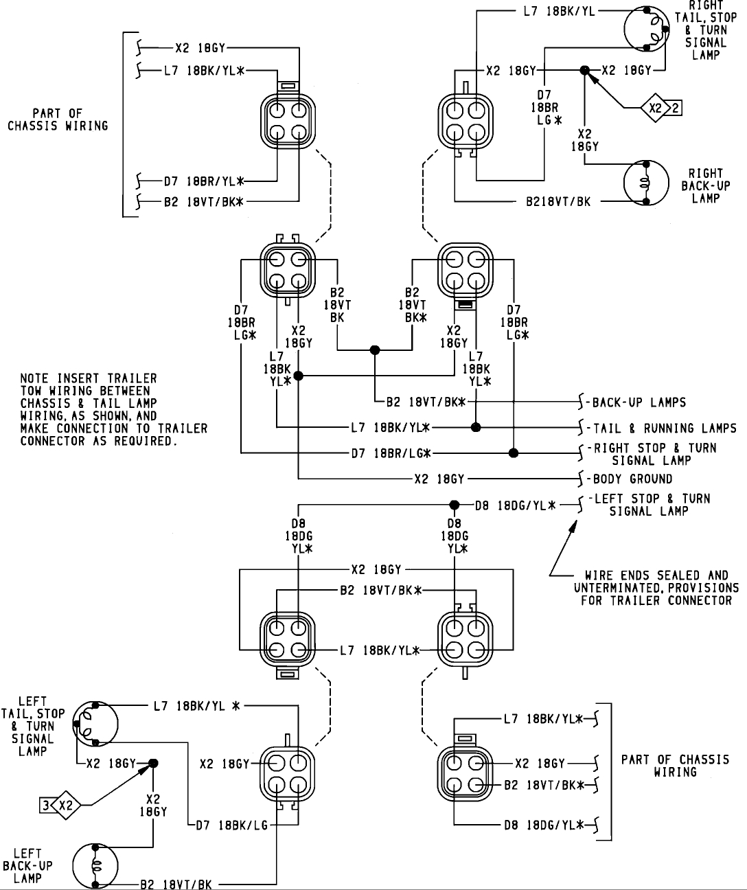 Trailer Harness Wiring Diagram - 2002 F250 Trailer Wiring Harness | schematic and wiring diagram 2002 Ford F250 Trailer Wiring Harness Diagram