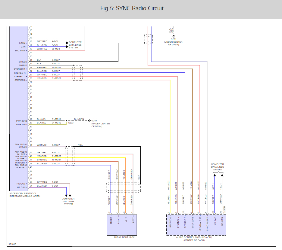 Stereo Wiring Hi I Have A 2012 Ford Transit Van I Am