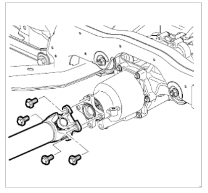 Remove The Driveshaft To Replace The Center Or Carrier Bearing