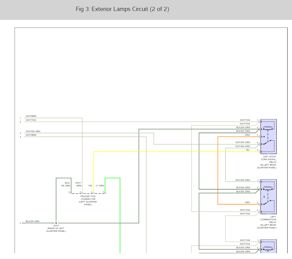 Turn Signal Flasher Location Electrical Problem 6 Cyl Two Wheel