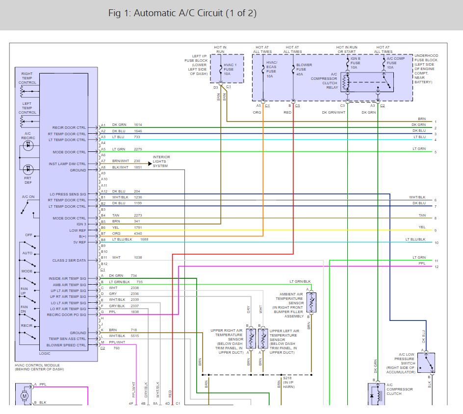 Air Conditioner Wiring Diagrams: Need AC Wiring Diagram ... yukon a c compressor wiring diagram 