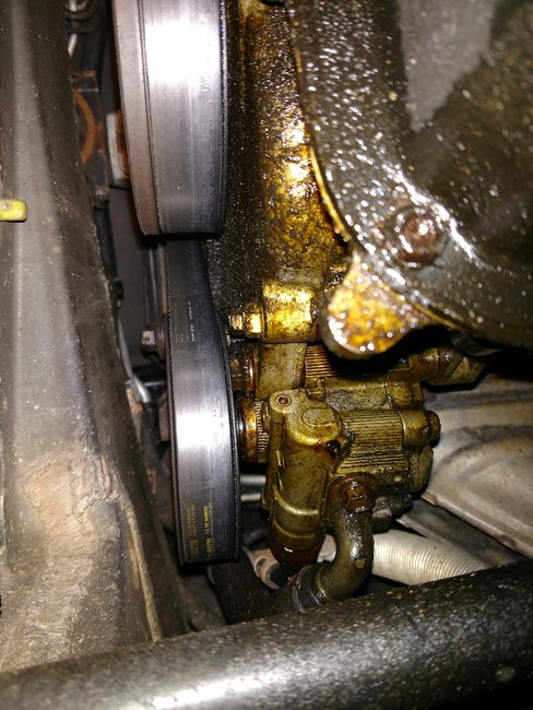 Leaking Oil Near Power Steering Pump: I Have Been Doing Some Work